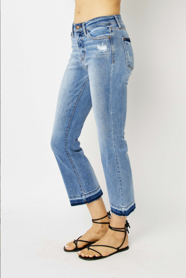 JUDY BLUE CROPPED BOOTCUT
