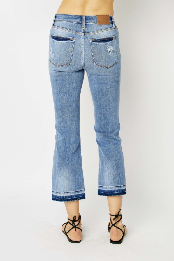 JUDY BLUE CROPPED BOOTCUT