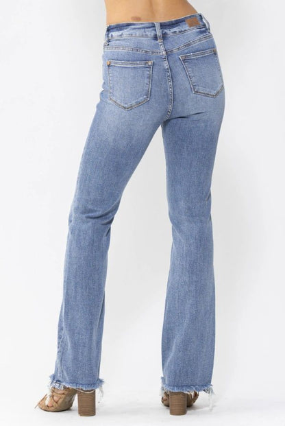 JUDY BLUE BUTTON BOOTCUT