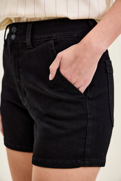 Judy Blue Black Trouser Short