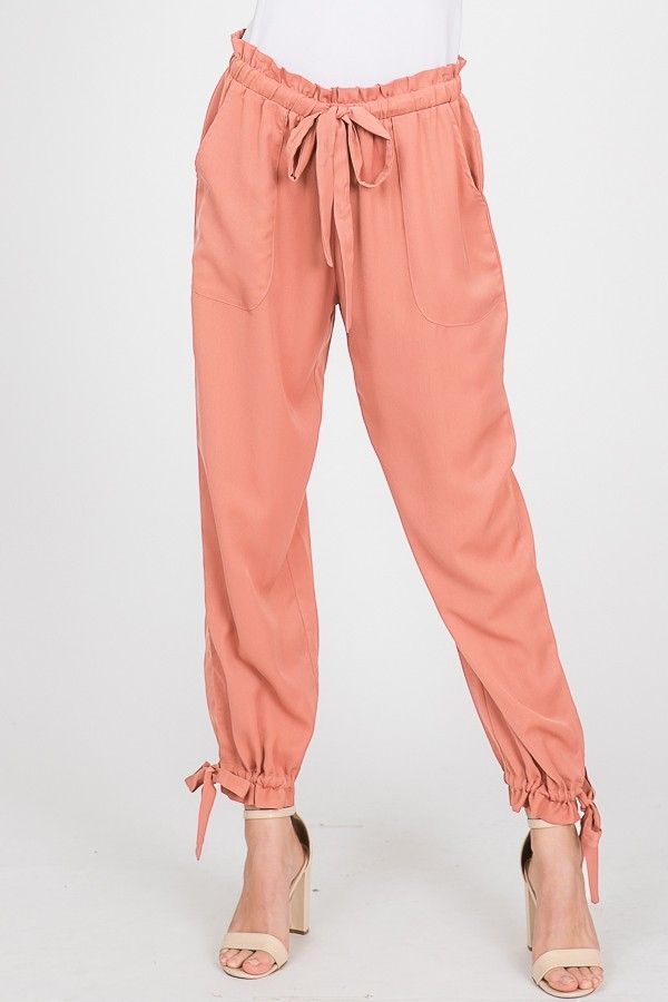 Silky Twill Pants