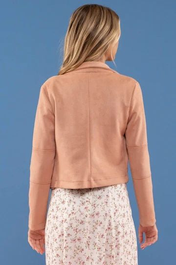 FAUX SUEDE JACKET