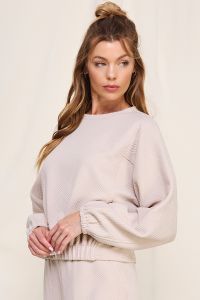 Dolman Jacquard Pullover