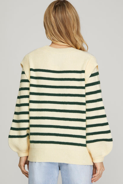 Honey Bunny Striped Sweater