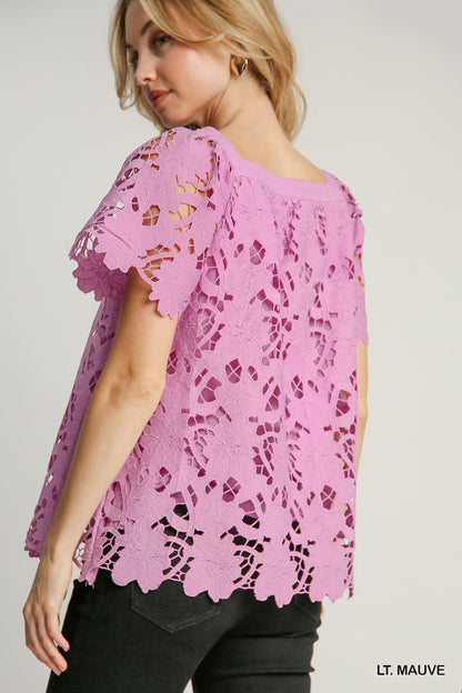 Floral Lace Top