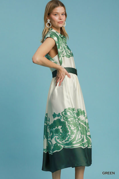 Tropical Midi Dress