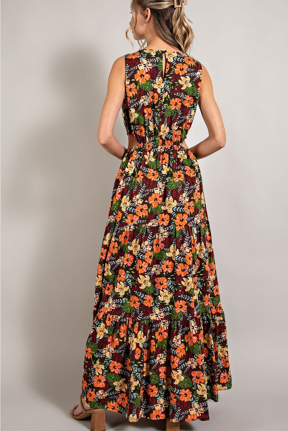 Floral Tiered Maxi Dress