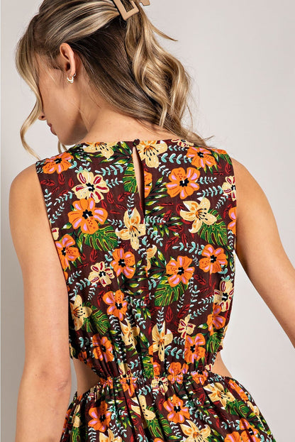 Floral Tiered Maxi Dress
