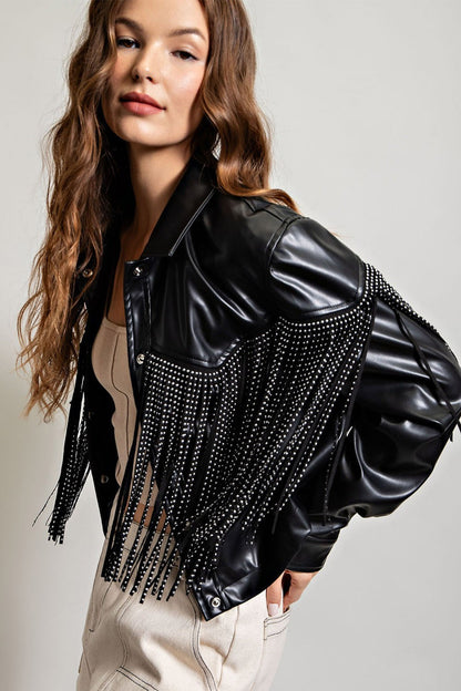 Studded Leather Jacket