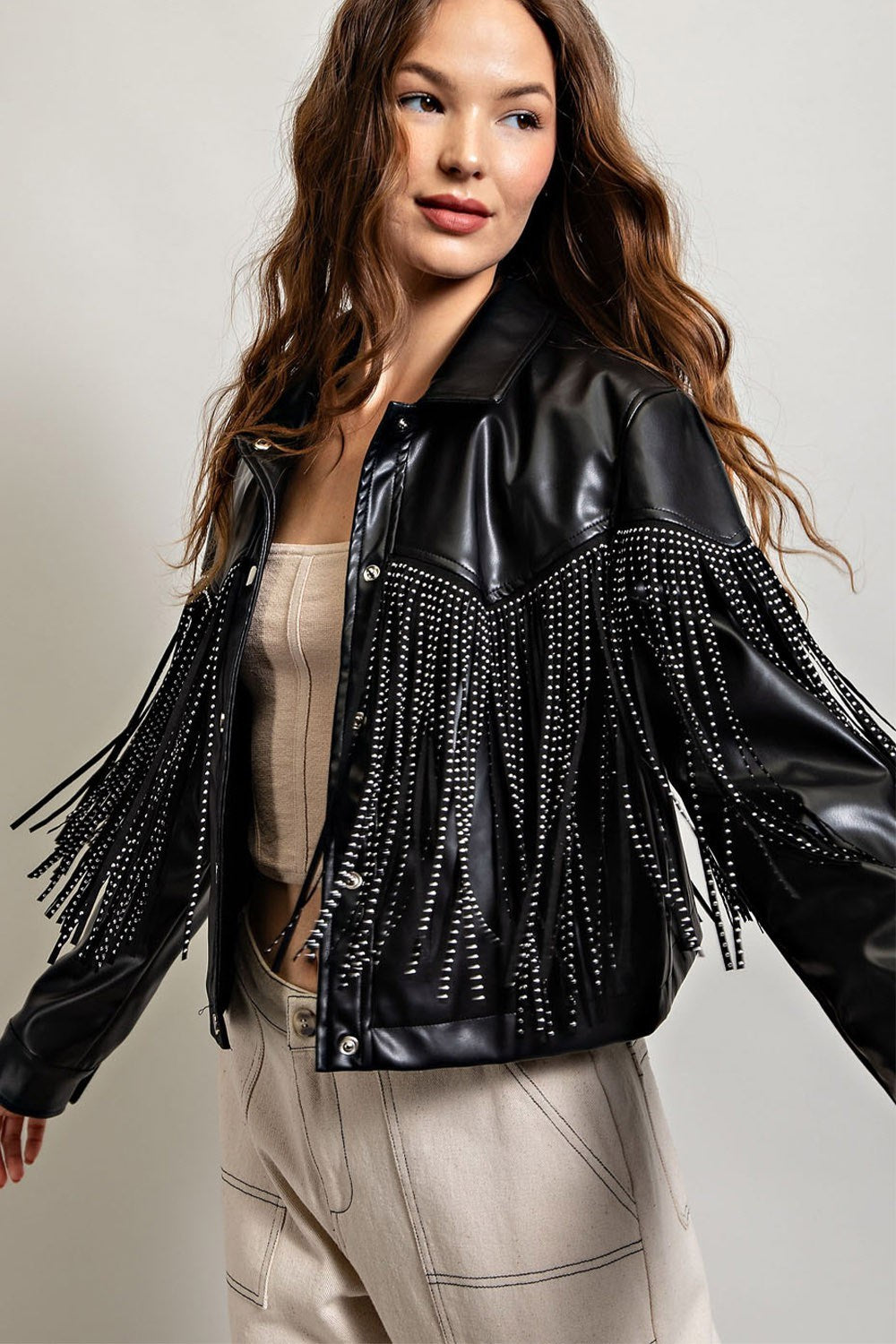 Studded Leather Jacket