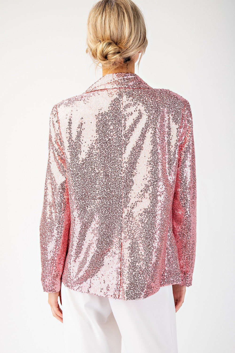 Champagne Shimmer Blazer