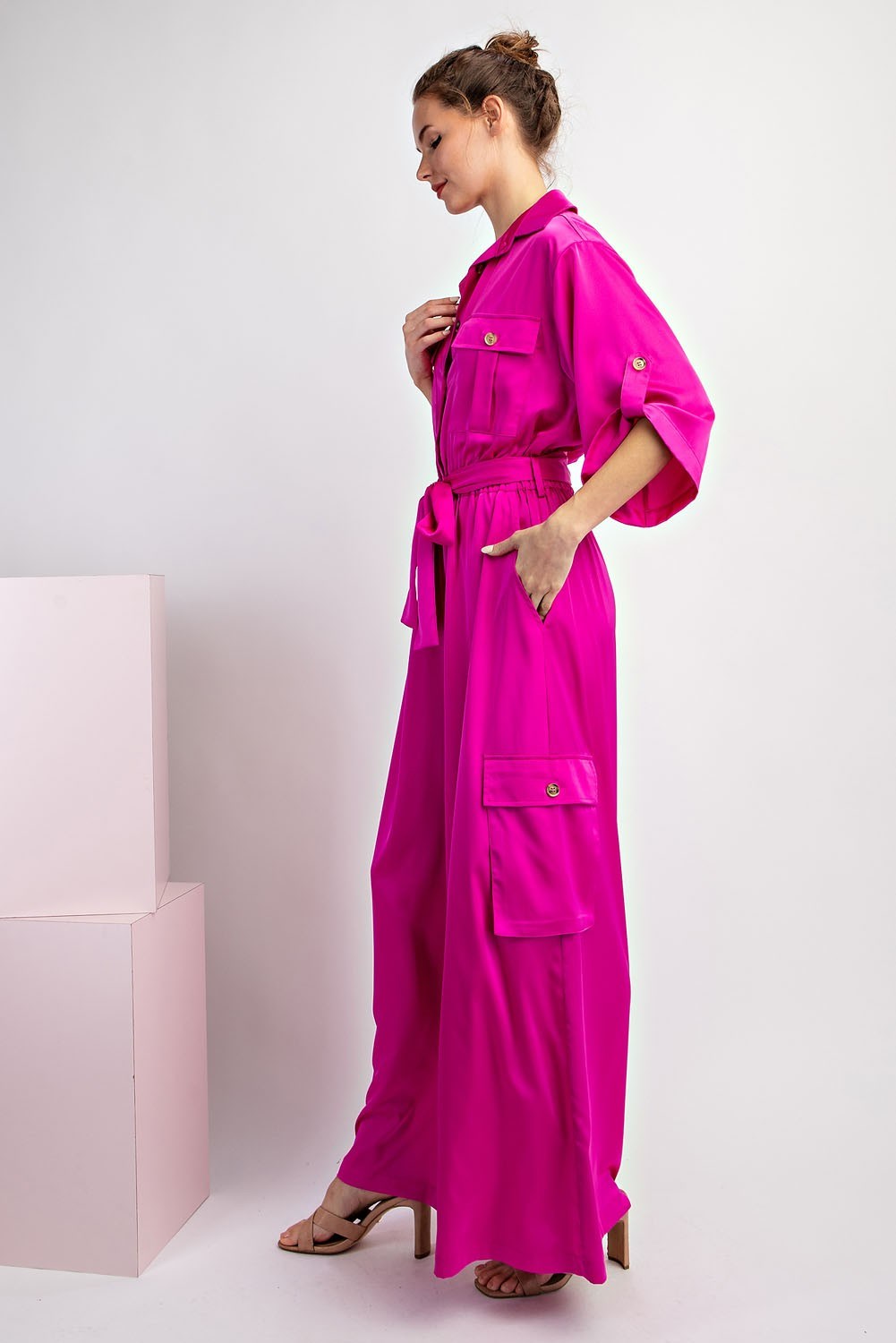 Satin Elegance Jumpsuit