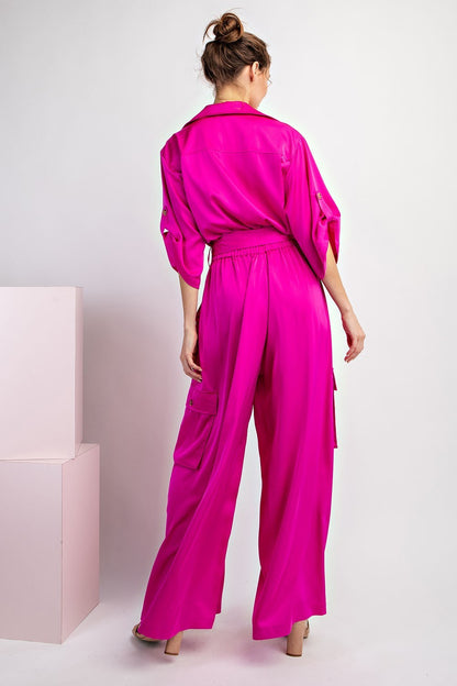 Satin Elegance Jumpsuit