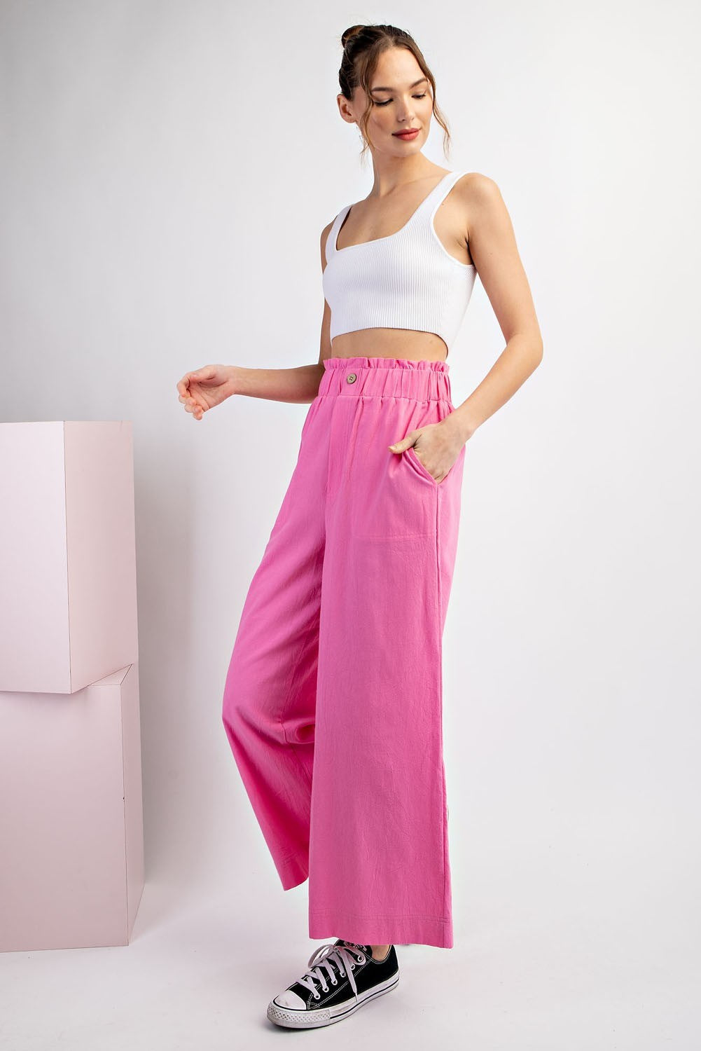 Bubblegum Straight Pants