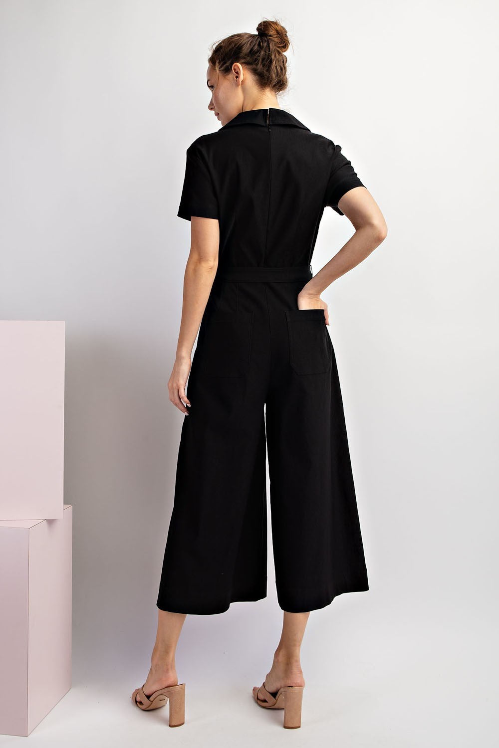 TIE WAIST JUMPSUIT