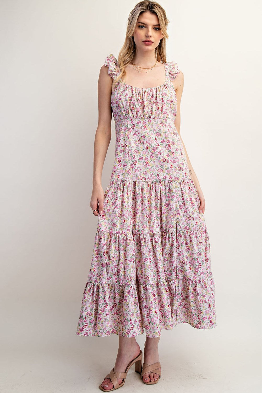 Garden Breeze Midi Dress