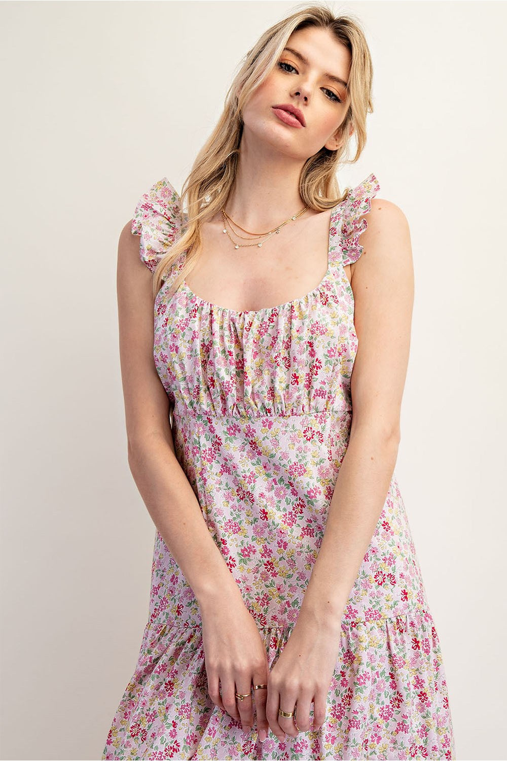 Garden Breeze Midi Dress