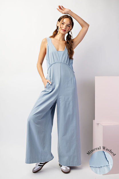 Mineral Washed Jumpsuit