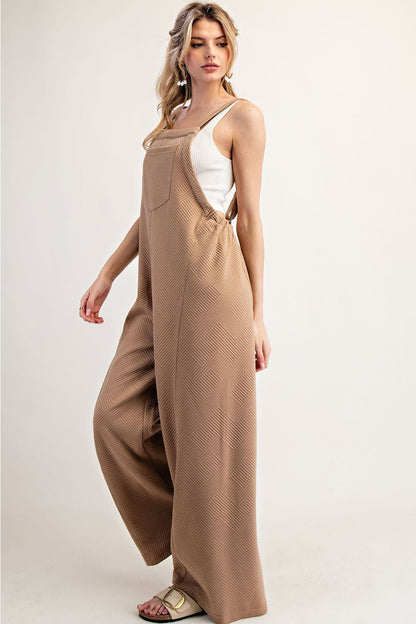 Everyday Textured Overalls
