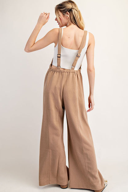 Everyday Textured Overalls