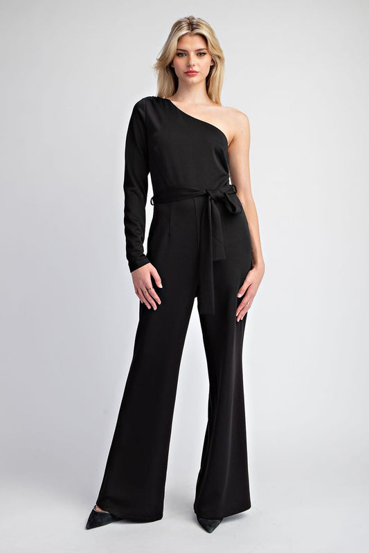 One Shoulder Jumpsuit