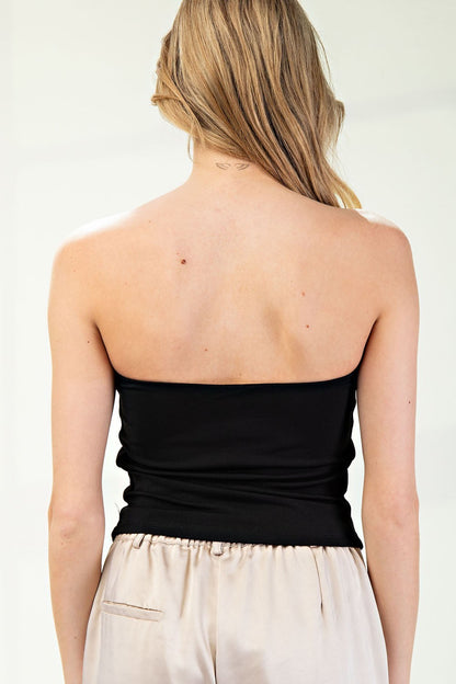 Bow Bell Tube Top