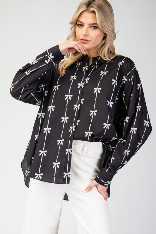 Bow Blouse Top