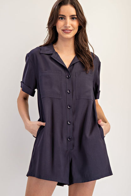 Button Down Romper