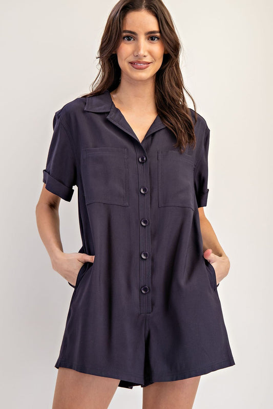 Button Down Romper