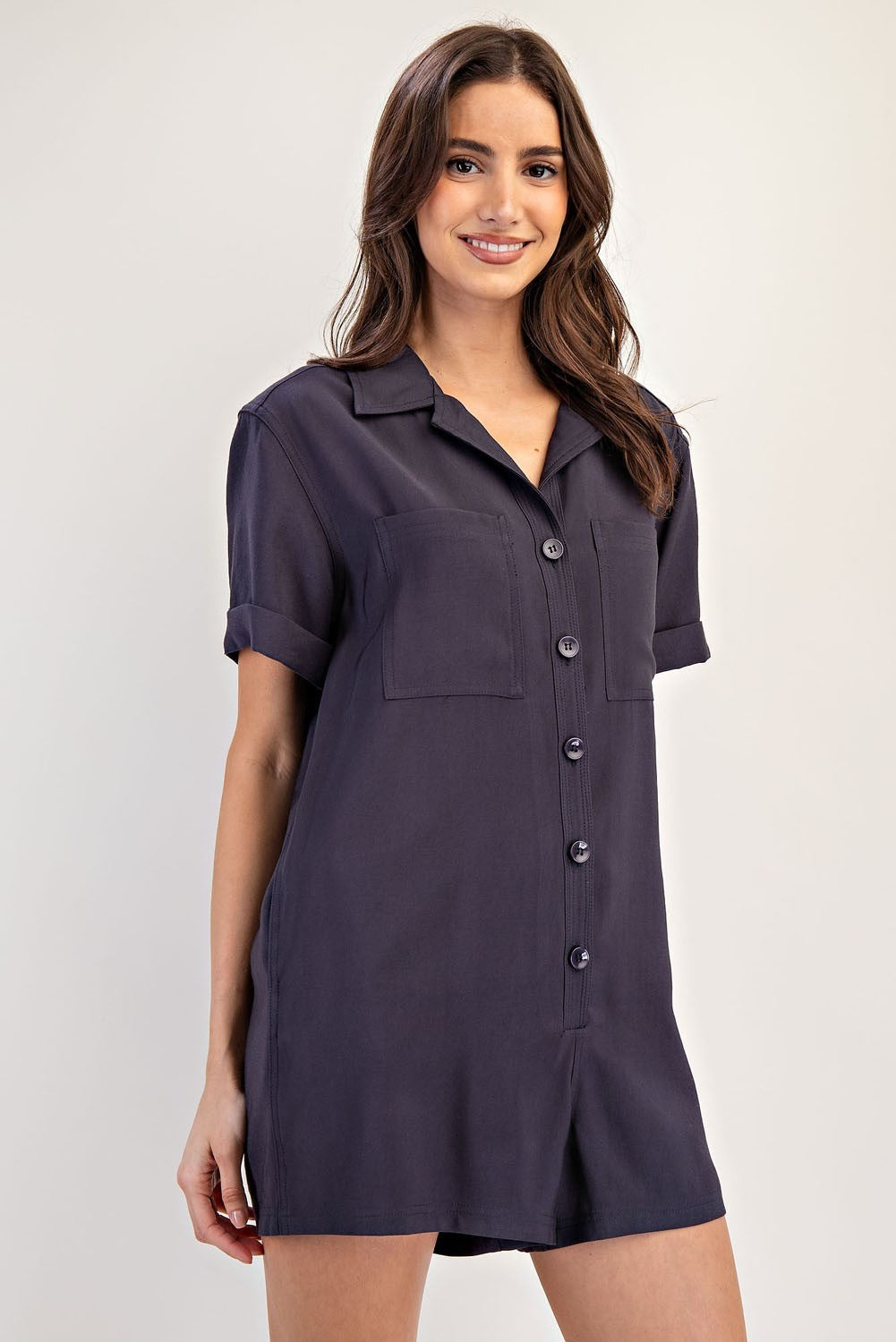 Button Down Romper