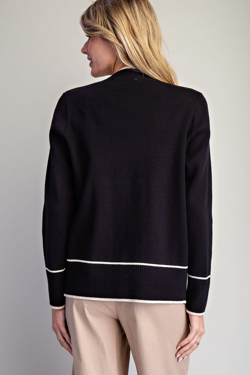 Sweetheart Trim Cardigan
