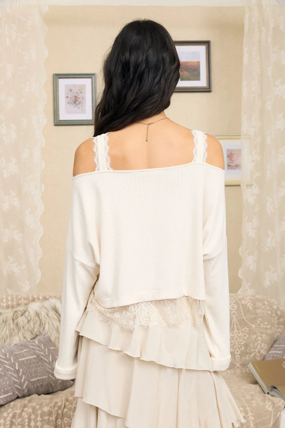 Layered Lace Knit