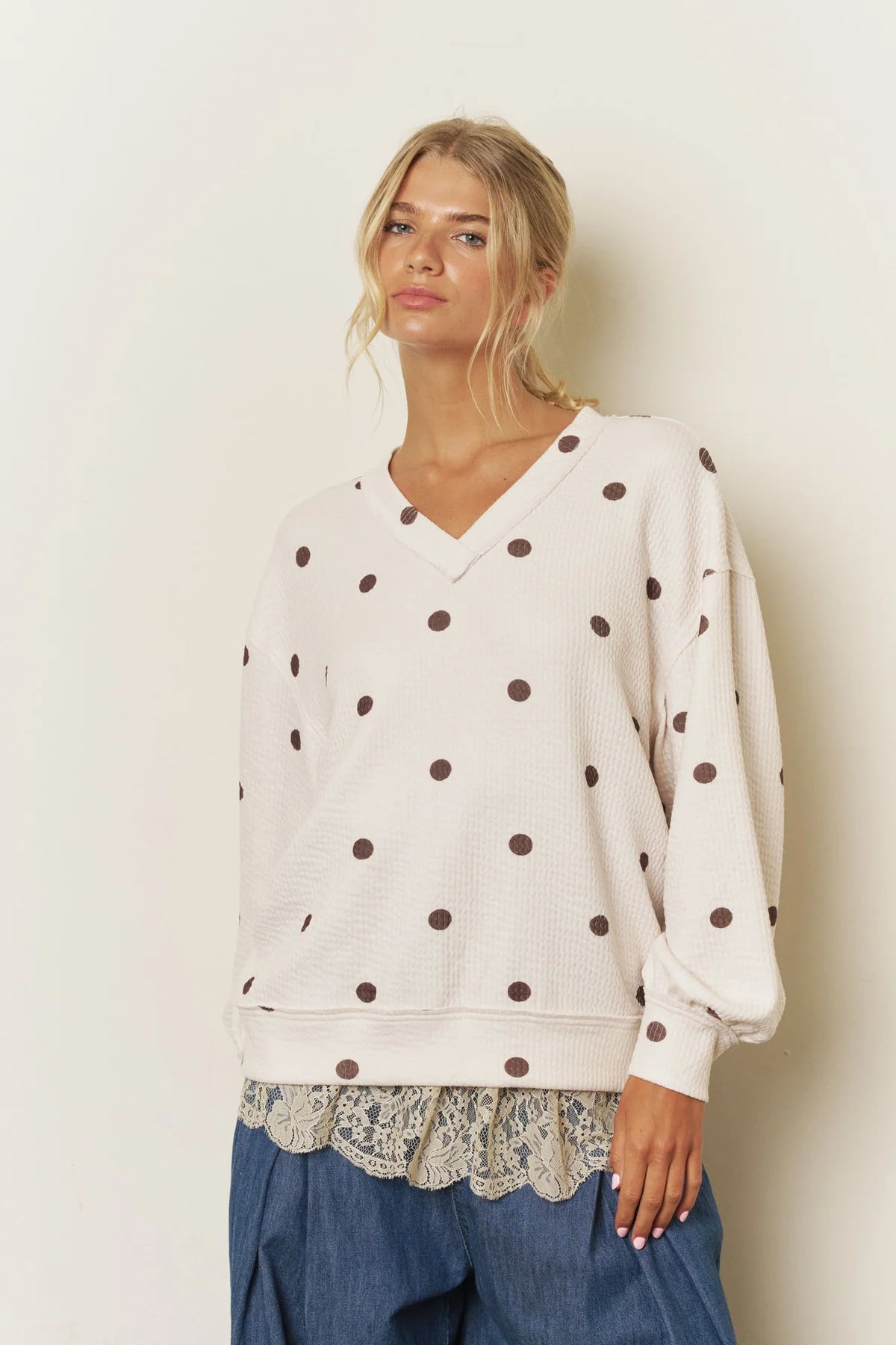Pretty Me Polka Sweater