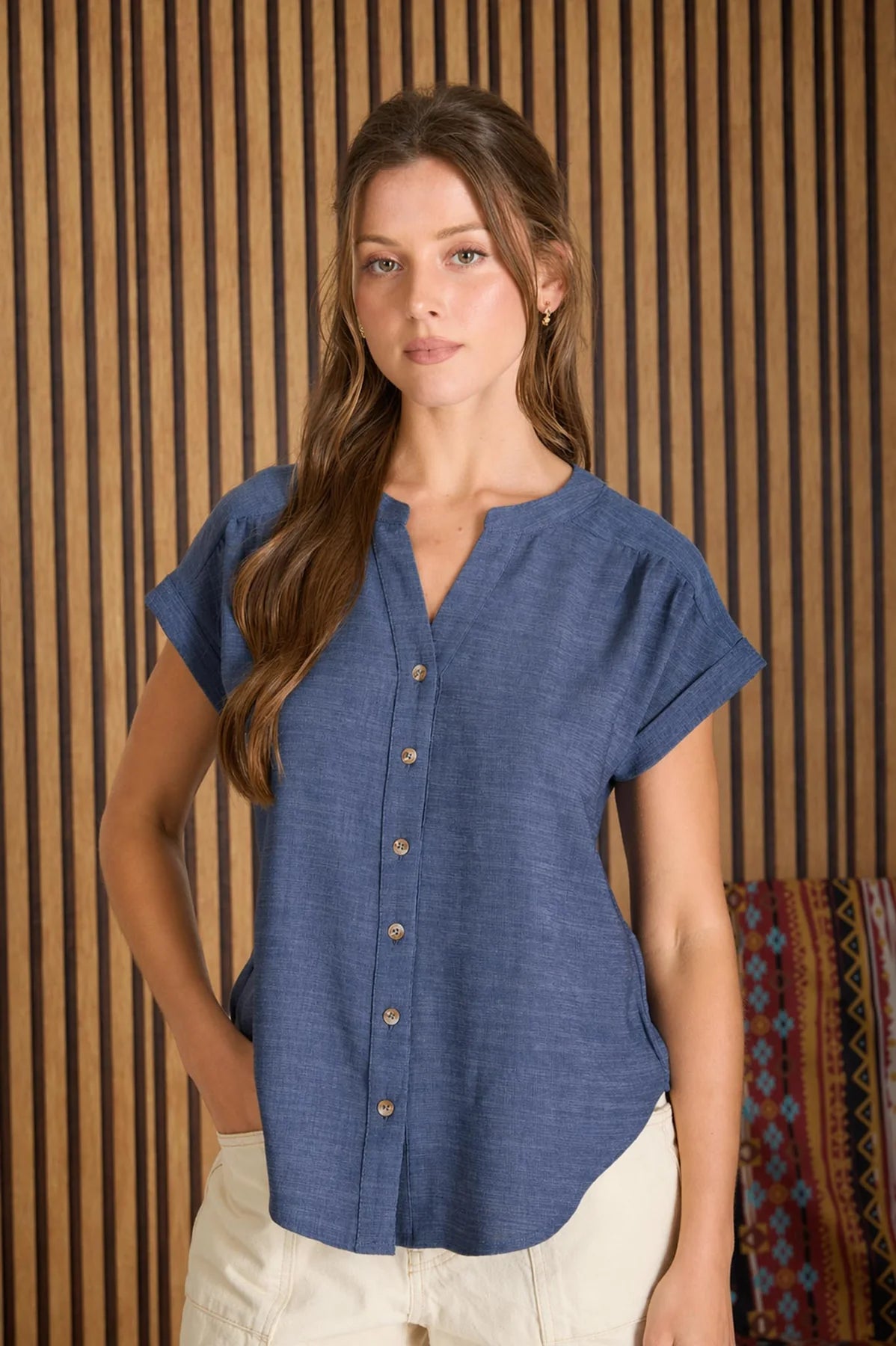 SPLIT BUTTON DOWN