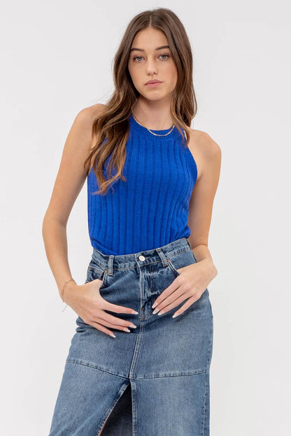 HALTER CROCHET KNIT
