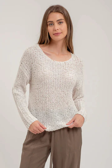 Back Buttoned Pullover