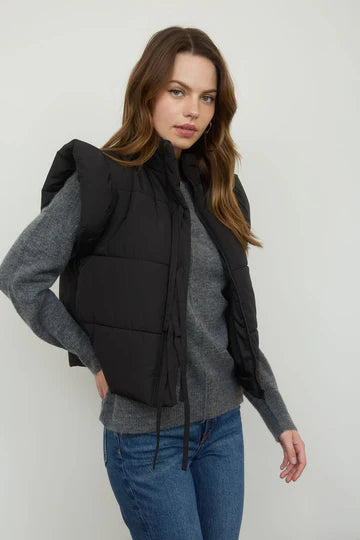 BOW PUFFER VEST
