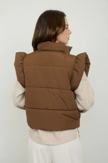BOW PUFFER VEST