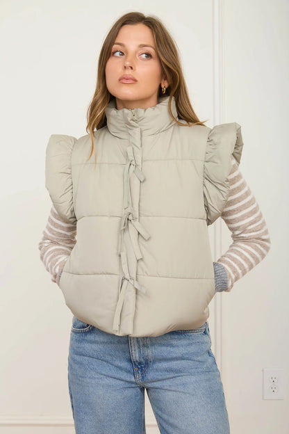 Perfect Bows Puffer Vest