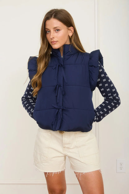 Perfect Bows Puffer Vest