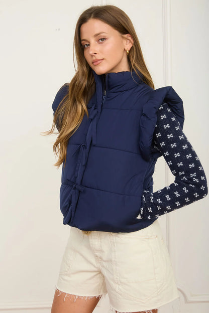 Perfect Bows Puffer Vest
