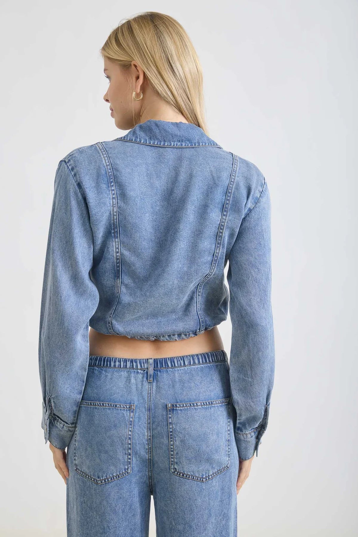 Cropped Denim Jacket