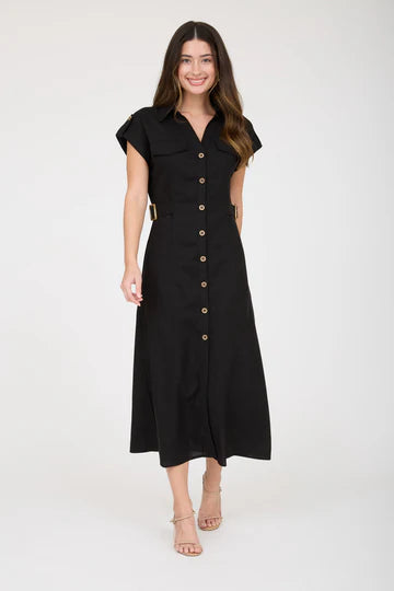 Buttoned & Beautiful Dress