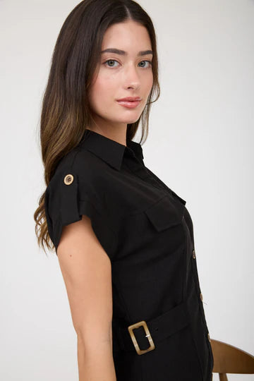 Buttoned & Beautiful Dress