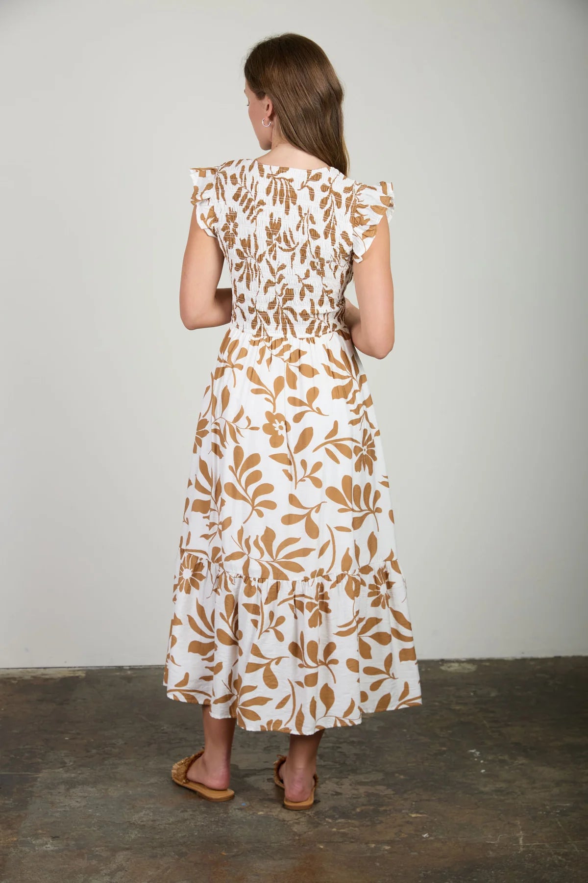 Meadow Bloom Midi Dress