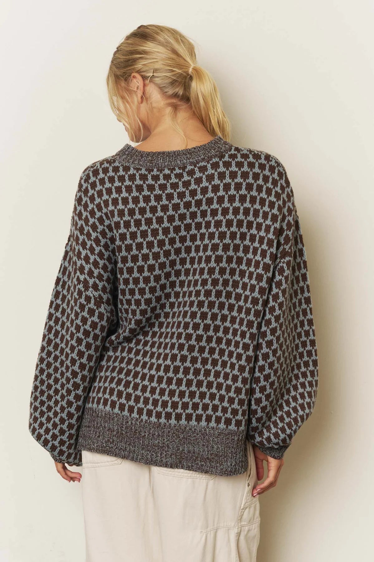 Graceful Geometric Sweater