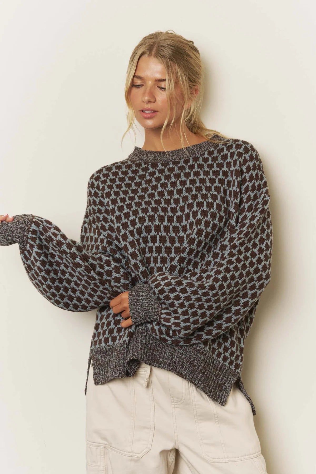Graceful Geometric Sweater