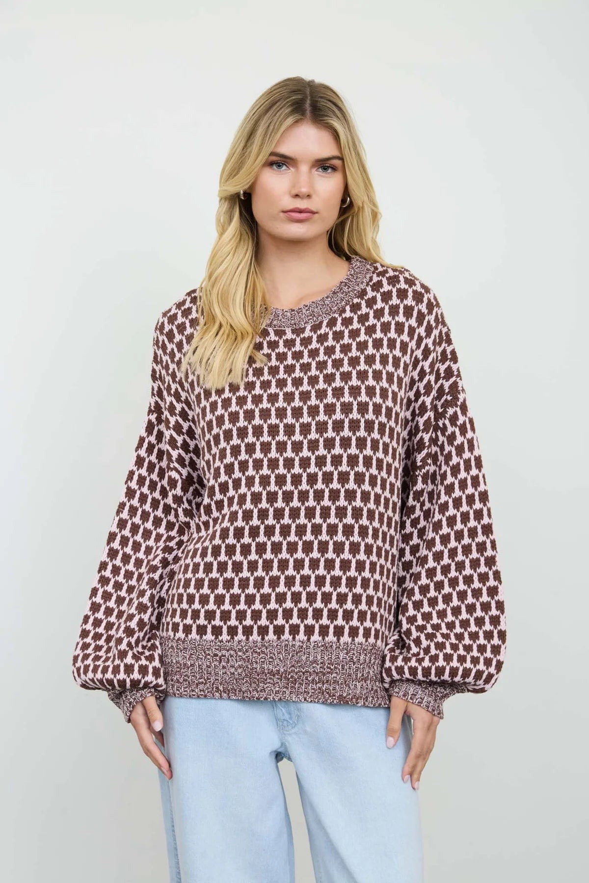 Graceful Geometric Sweater