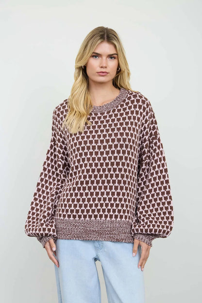 Graceful Geometric Sweater