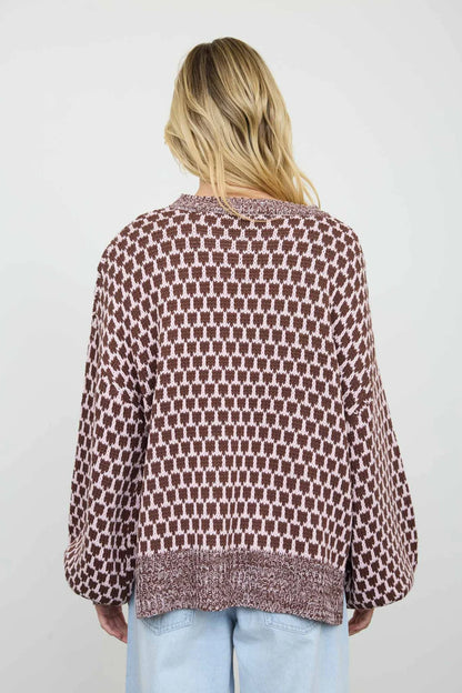 Graceful Geometric Sweater